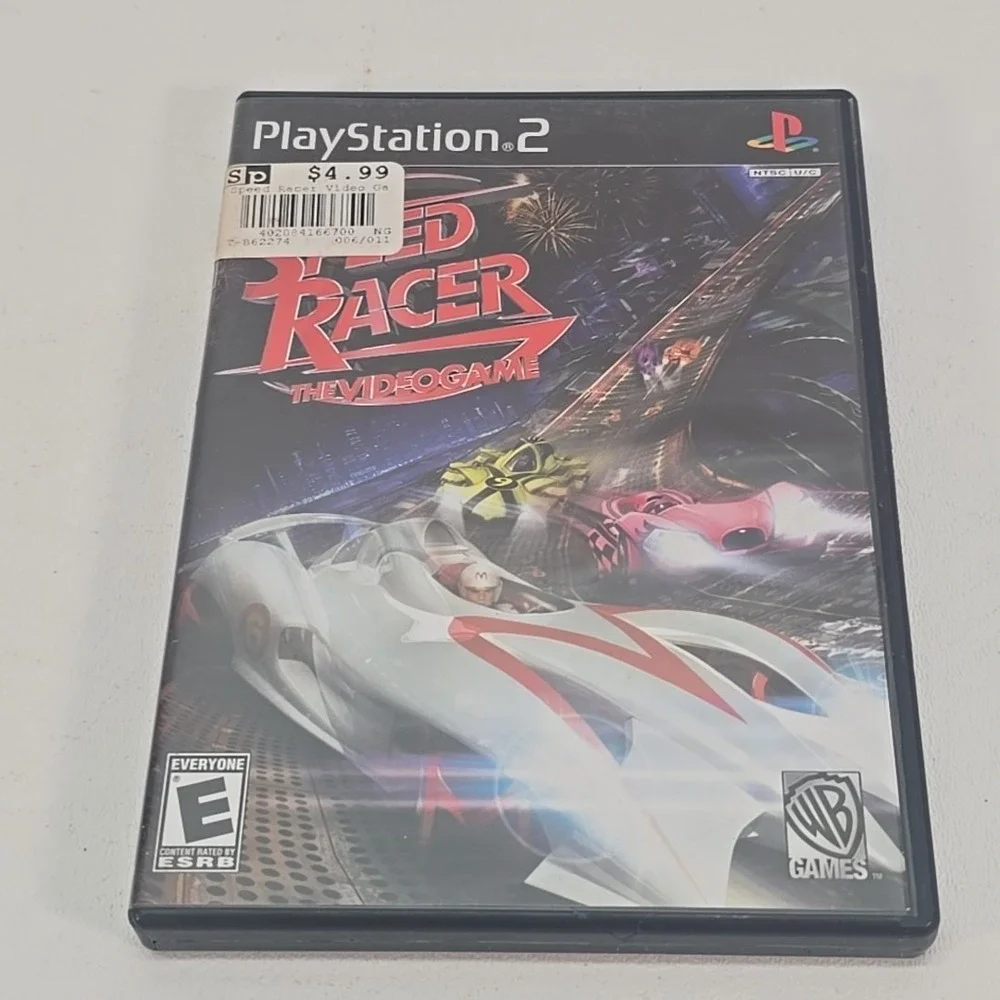 Speed‎ Racer: The Videogame (Sony PlayStation 2, 2008) Complete w/out manual